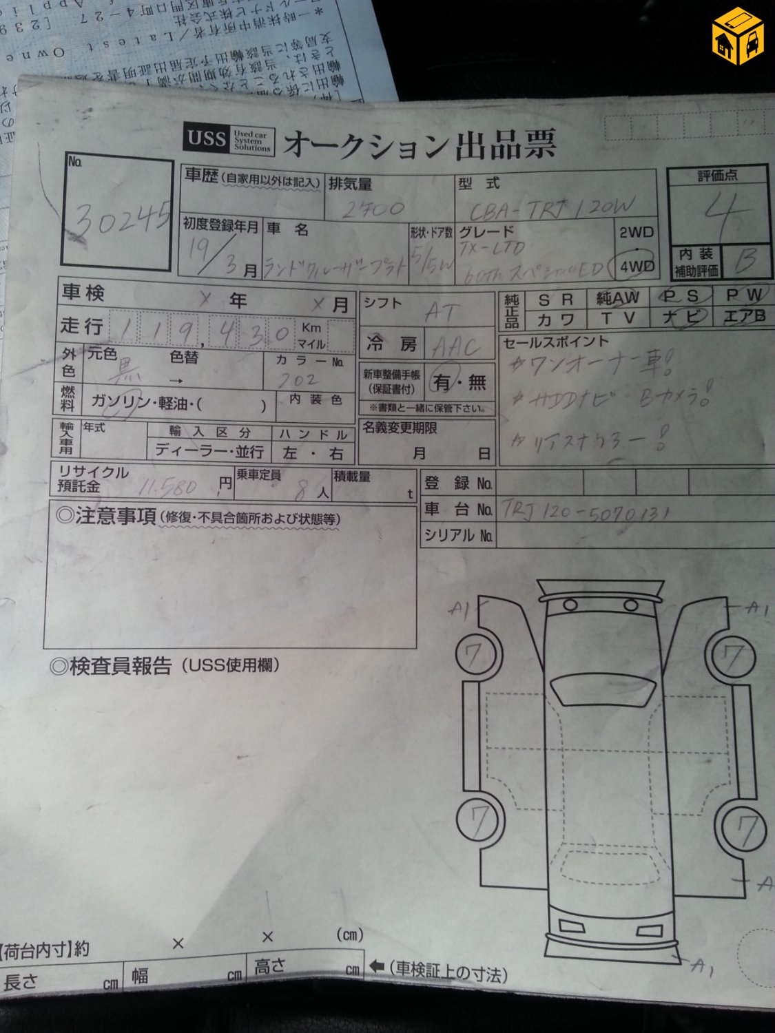 Toyota LC Prado 120